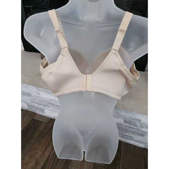 Vanity Fair Beauty Back Full Figure Wirefree Extended Side & Back Smooth 38D - Picture 3 of 8